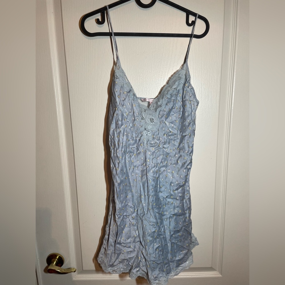 Victoria’s Secret blue slip dress